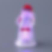 декоративная фигурка "Дед Мороз" с подсветкой, высота 8,5 см.