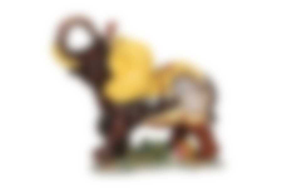 Фигурка "СЛОН" высота=23 см.бел.карт.уп.