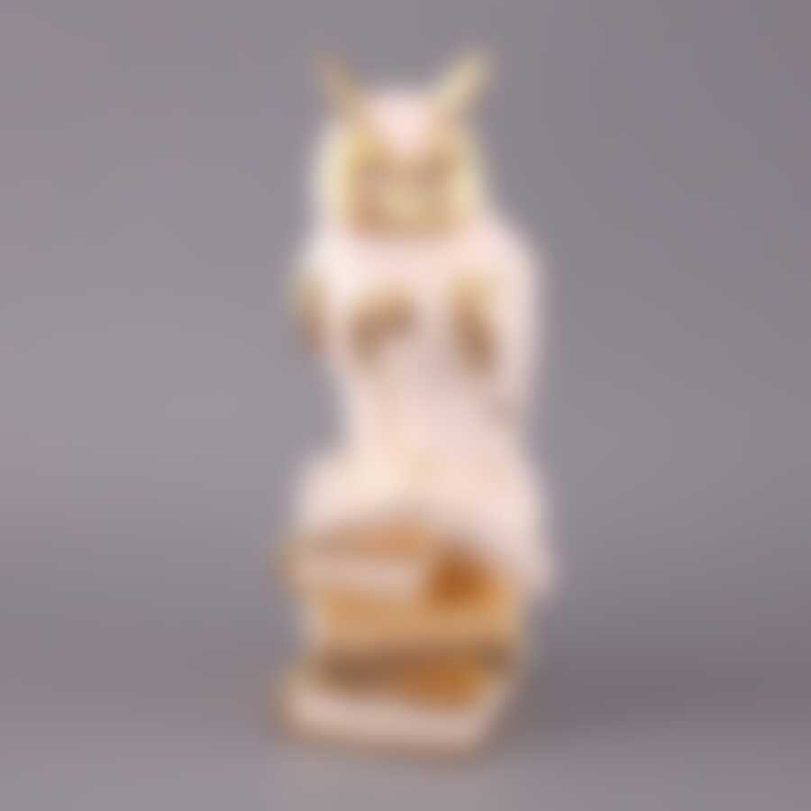 Фигурка "СОВА" белая высота=28 см.