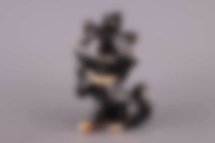 Фигурка "КОТЕНОК ЧЕРНЫЙ" высота=18 см.