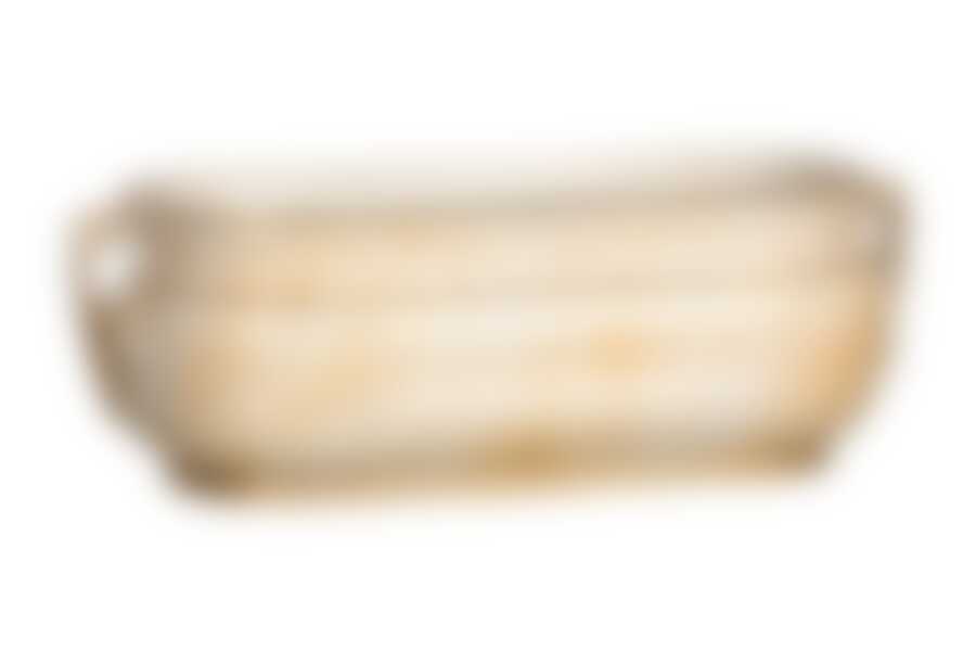 Цветочница большая "ИРИС МРАМОР" 46*21*16 см