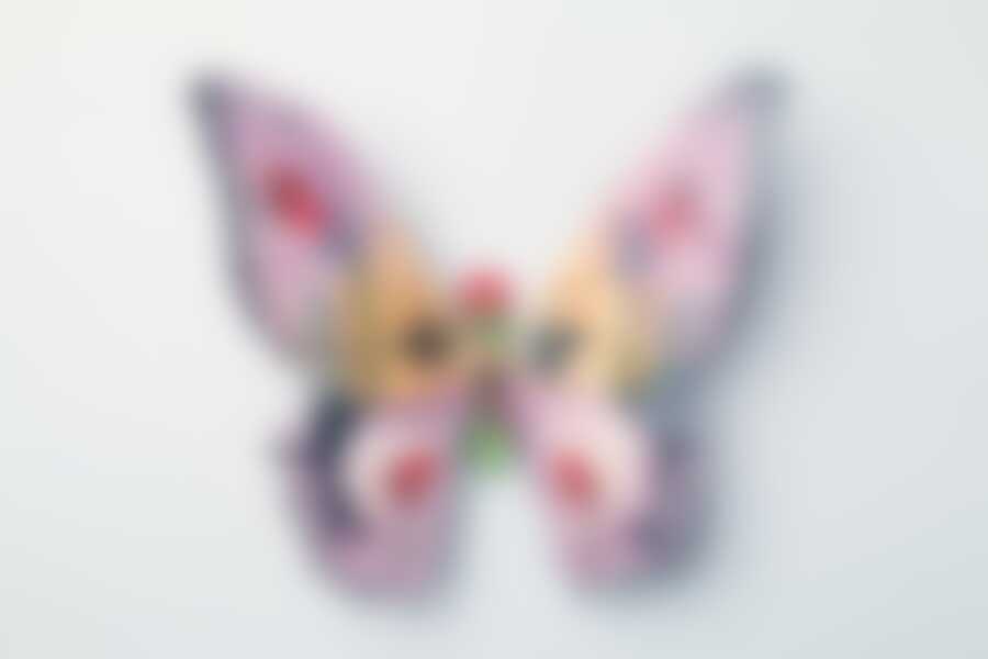 Панно настенное "БАБОЧКА" 27*26 см.