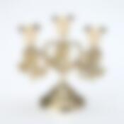 Подсвечник "РОЗА" 3х рожковый высота= 17 cm