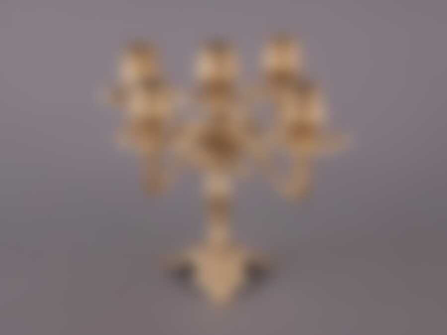 Подсвечник 5-ти рожковый высота=18 см.