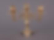 Подсвечник з-х рожковый высота=18 см.