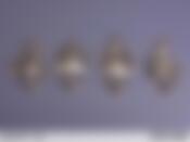 Набор настенных крючков "ЧАЙНИКИ" из 4 шт.высота=7,8,9 см.