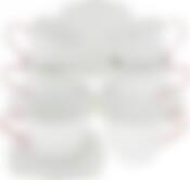 Чайный набор на 6 персон Loraine Нежность, 220 мл