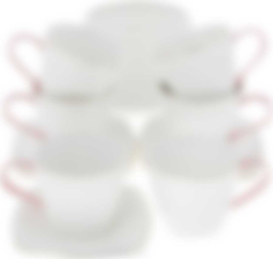 Чайный набор на 6 персон Loraine Нежность, 220 мл