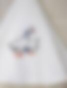 Полотенце d=75см круглое кухонное "ГУСИ" вафельное, белое