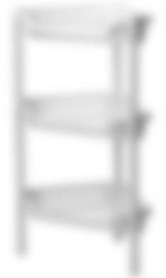 Полка угловая Евро 3 секции (белый)