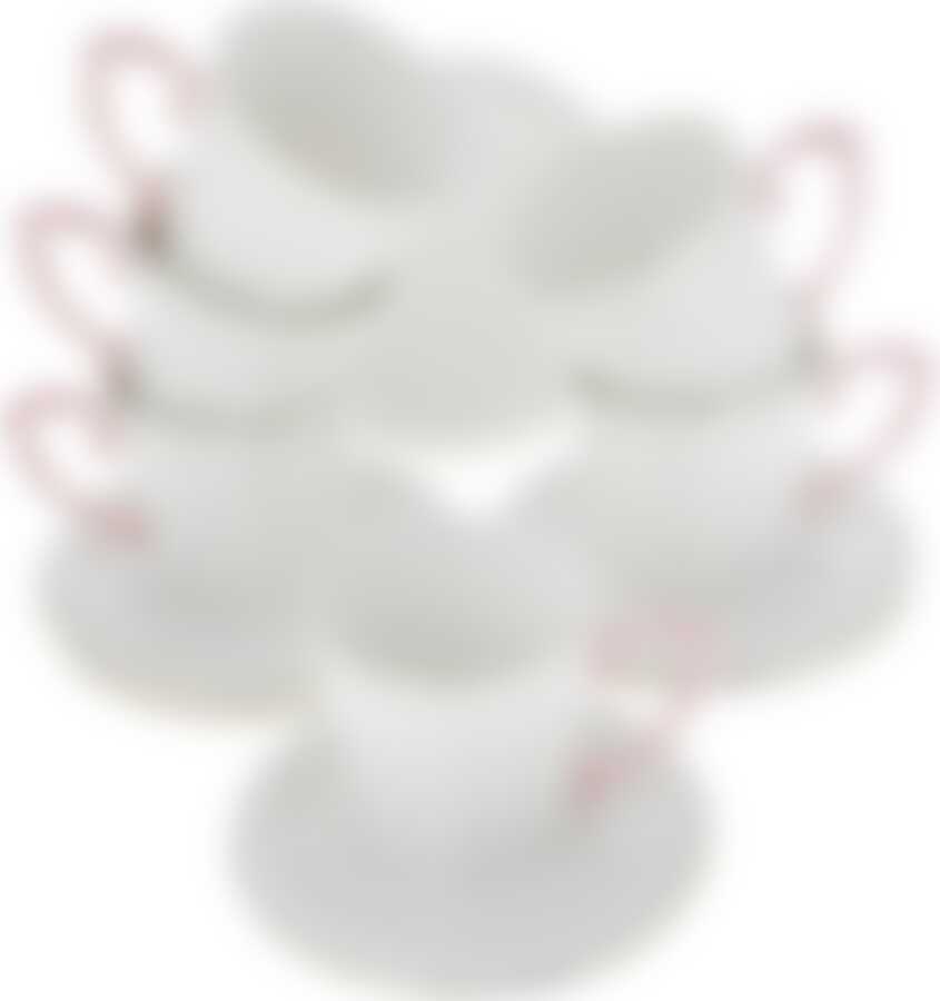 Чайный набор на 6 персон Loraine Нежность, 220 мл