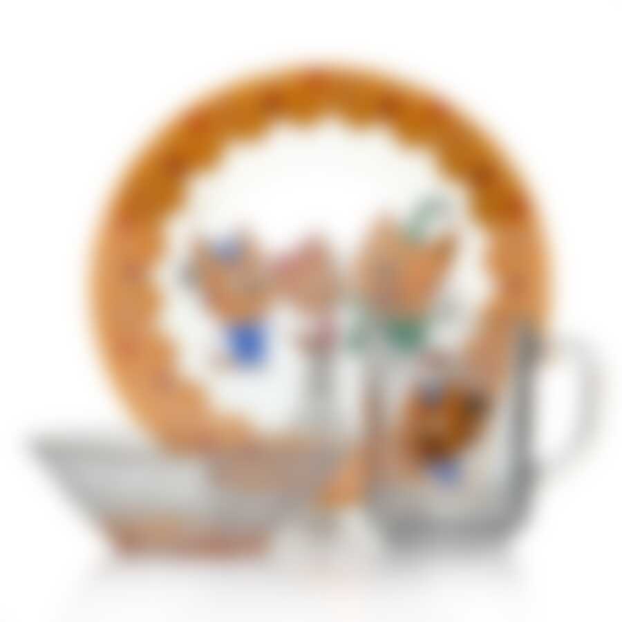 Набор детской посуды Pasabahce Три кота Кексы, 3 предмета