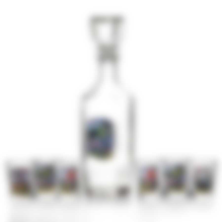 Набор стопок с графином Элегант Футбол, 7 предметов