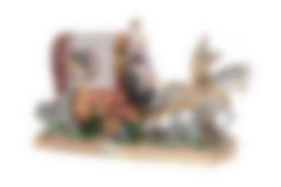 Статуэтка "КАРЕТА" син.под.уп н=30 см. l=53 см.