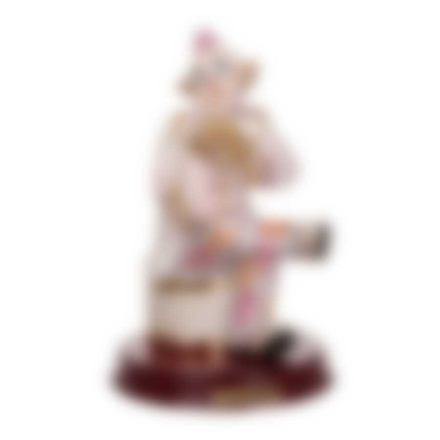 Статуэтка "КЛОУН С ТАРЕЛКАМИ" высота=26,5 см.