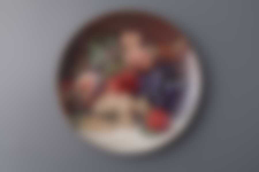 Тарелка настенная декоративная "ФРУКТЫ" диаметр=20,5 см.