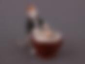 Фигурка "КОТ БАРАБАНЩИК" высота=8 см.