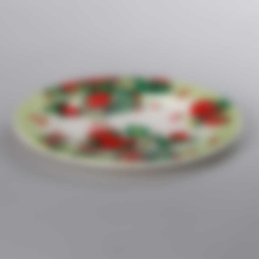 Блюдо "клубника",22,8*22,8*1,6 см