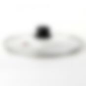 Крышка стеклянная с ручкой, диаметр 24 см