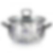 Кастрюля с крышкой, объем 2,0 л, диаметр 16 см