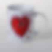 Кружка сердце 300 мл