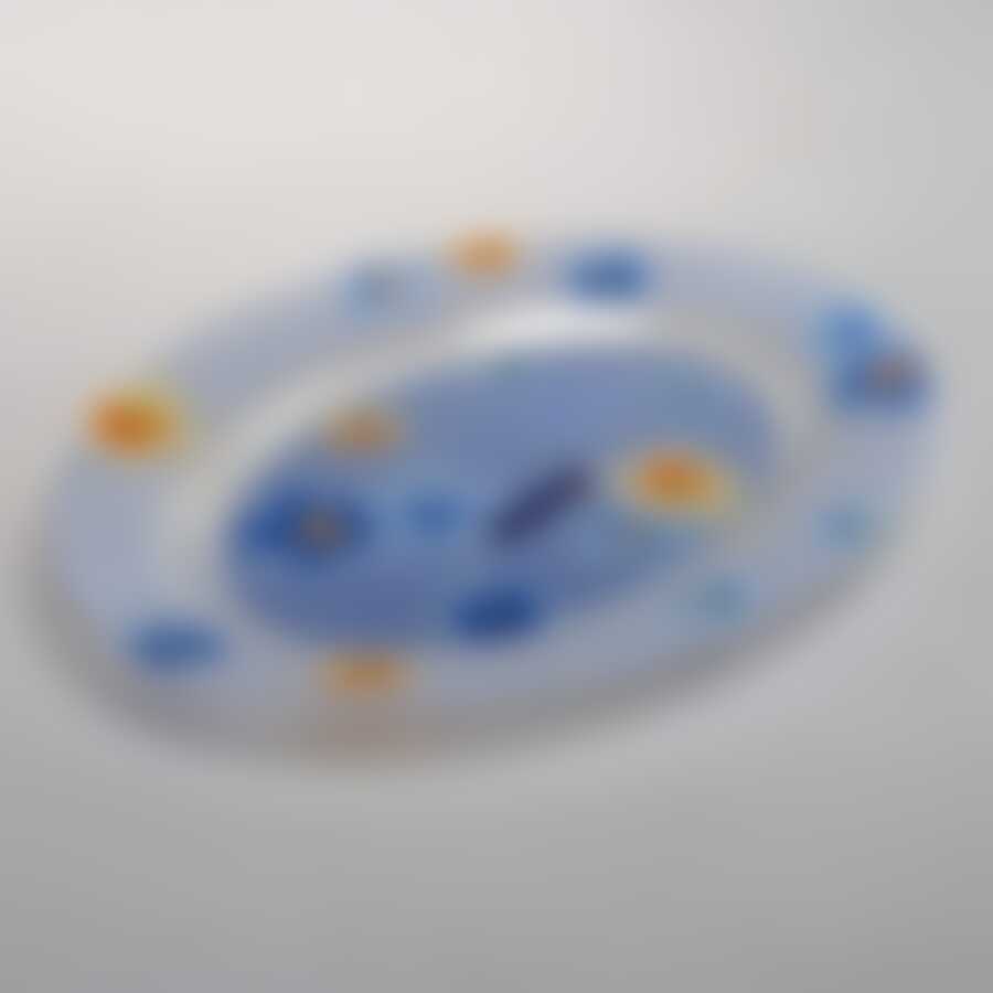 Блюдо овальное Luminarc Poeme Blue, длина 34 см