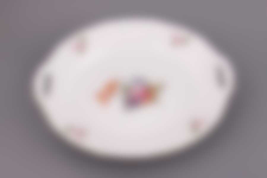 Блюдо круглое Cesky Porcelan Мейсенский Букет, D=28 см