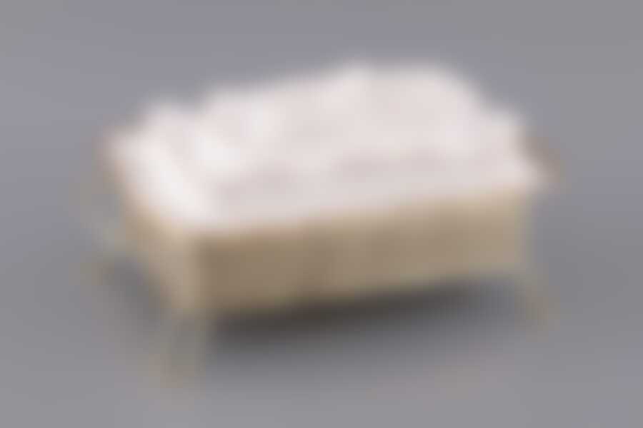 Мармит с крышкой "ЦВЕТОЧНАЯ СИМФОНИЯ" на металл.подставке 28*17*10 см.