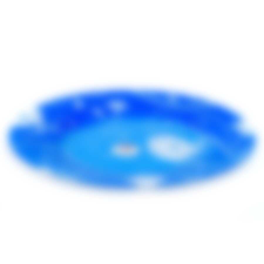 Тарелка столовая мелкая Pasabahce Serenade Blue, D=26 см