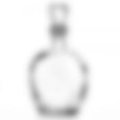 Штоф стеклянный "Сердце", объем 500мл