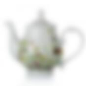 Чайник заварочный Domenik "Meadow", цвет: белый, 900 мл