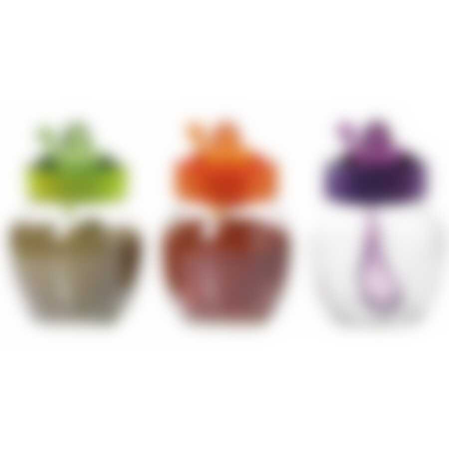 Емкость для соуса "Herevin", с ложкой, 370 мл (цвета в ассортименте)