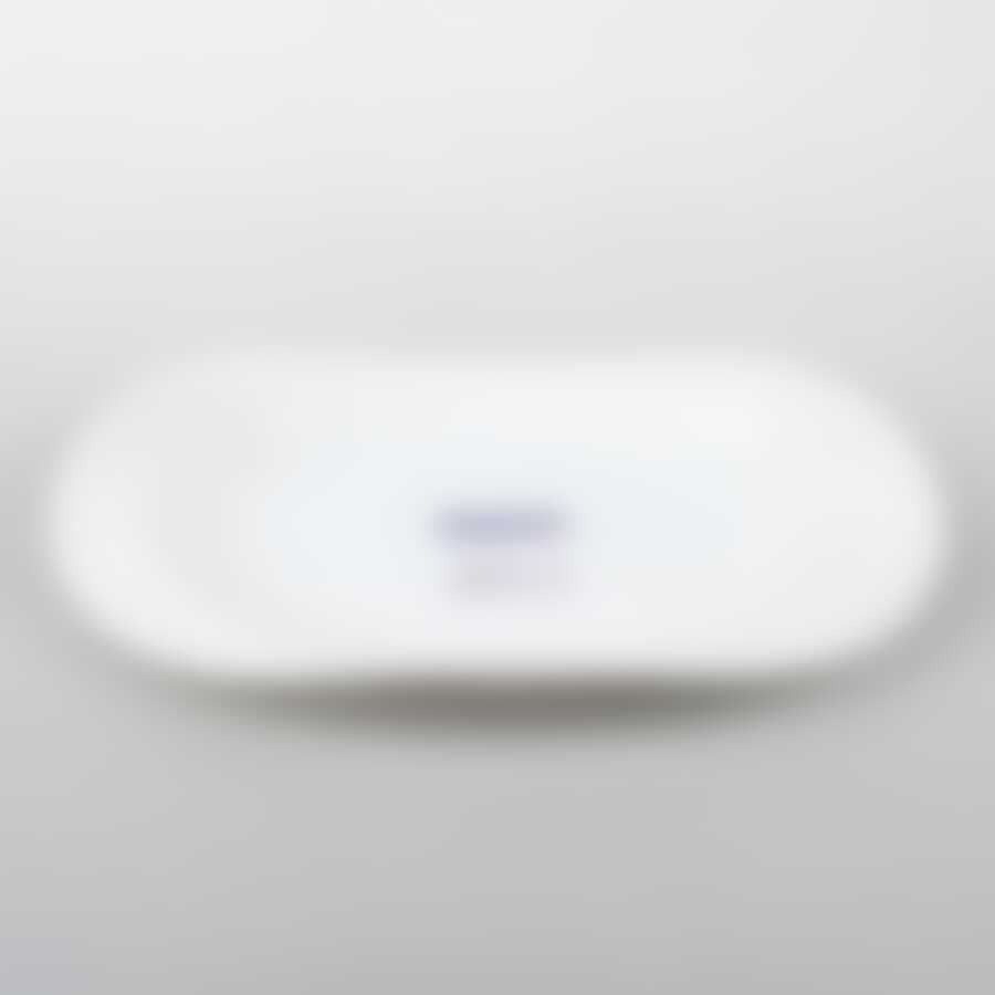 Тарелка столовая мелкая Luminarc Volare White, длина 27 см