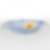 Тарелка столовая глубокая Luminarc Poeme Blue, D=21,5 см