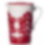 Кувшин с крышкой "Камелия", объем 2,2 л (красный)