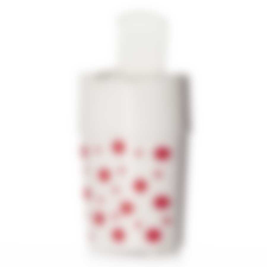 Солонка "Горошек", высота 80 мм (красно-белая)