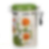 Банка для сыпучих продуктов (клипс) "Нарцисс" d=10см. h=17см. v=800мл. (подарочная упаковка)