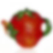 Доска разделочная пластиковая, 27*20,8 см чайник-клубника