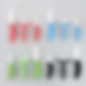 Набор керамических ножей, 3 предмета (цвета в ассортименте)