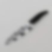 Нож с белым керамическим лезвием 17.5 см