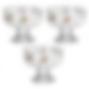 Набор креманок "АЙСВИЛЬ РОМАШКИ" из 3 шт.