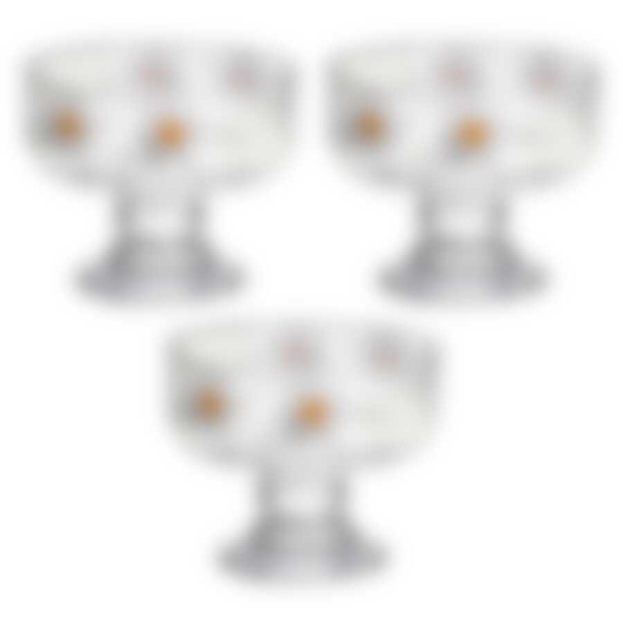 Набор креманок "АЙСВИЛЬ РОМАШКИ" из 3 шт.