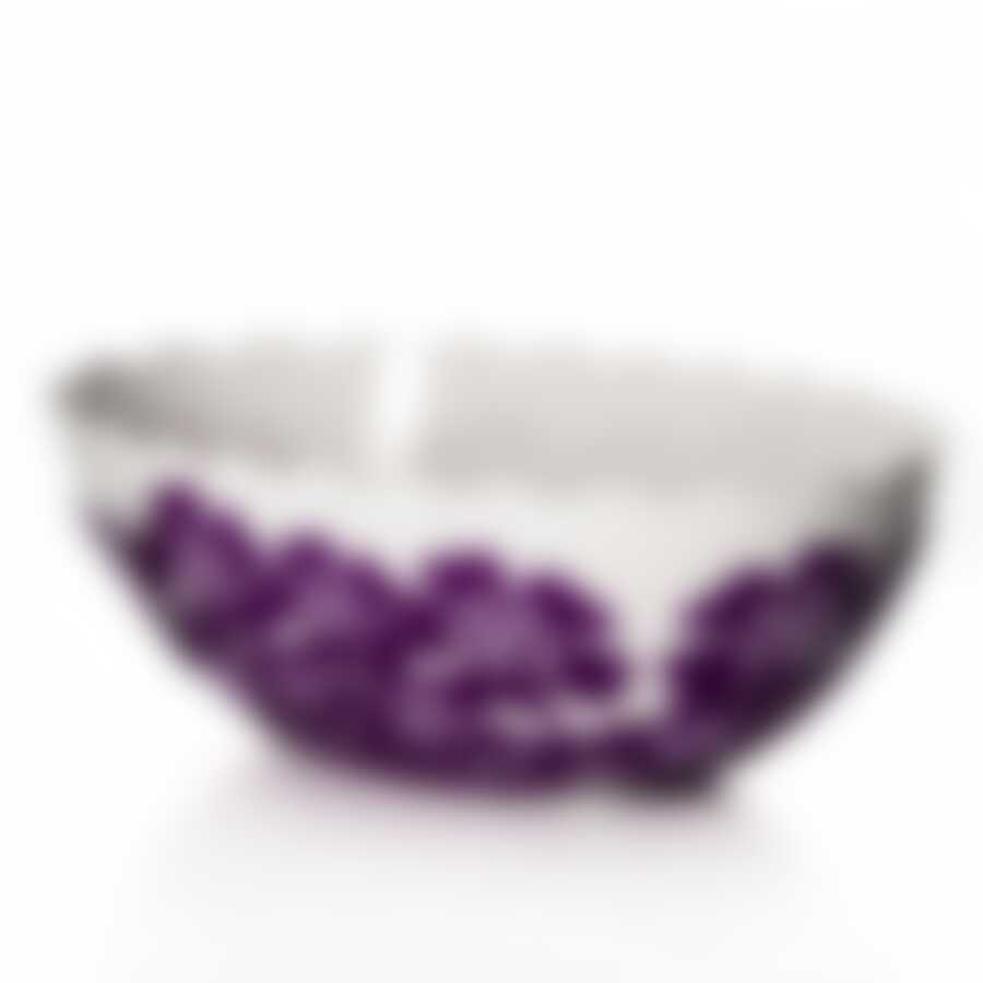 Салатник овальный "Камелия", объем 1,3 л (фиолетовый)