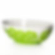 Салатник овальный "Камелия", объем 1,3 л (зеленый)