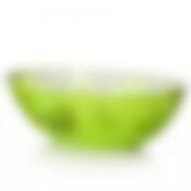 Салатник "Соблазн", объем 1,3 л, овальный (зеленый)