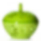 Сахарница "Соблазн" с крышкой (цвет зелёный)