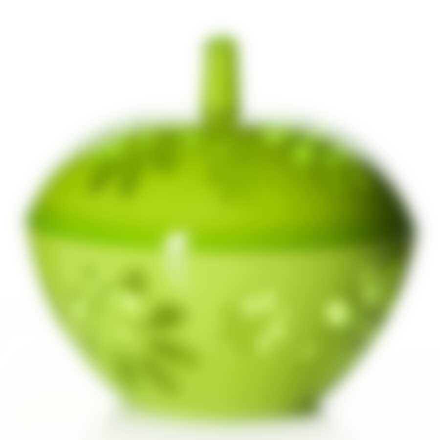 Сахарница "Соблазн" с крышкой (цвет зелёный)