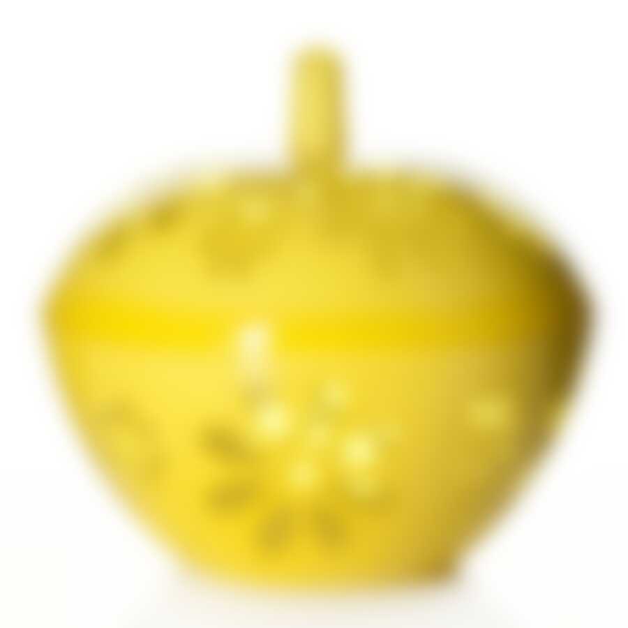 Сахарница "Соблазн" с крышкой (цвет жёлтый)