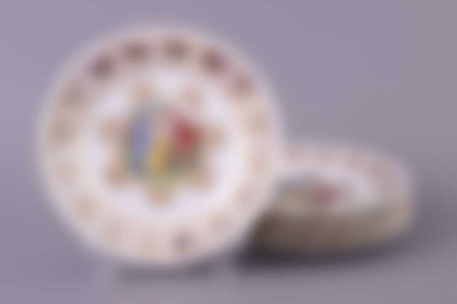 Набор тарелок закусочных (десертных) 6 шт Moritz Zdekauer Madonna, D=21 см