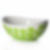 Салатник "Виктория", объем 2,8 л, овальный (зеленый)